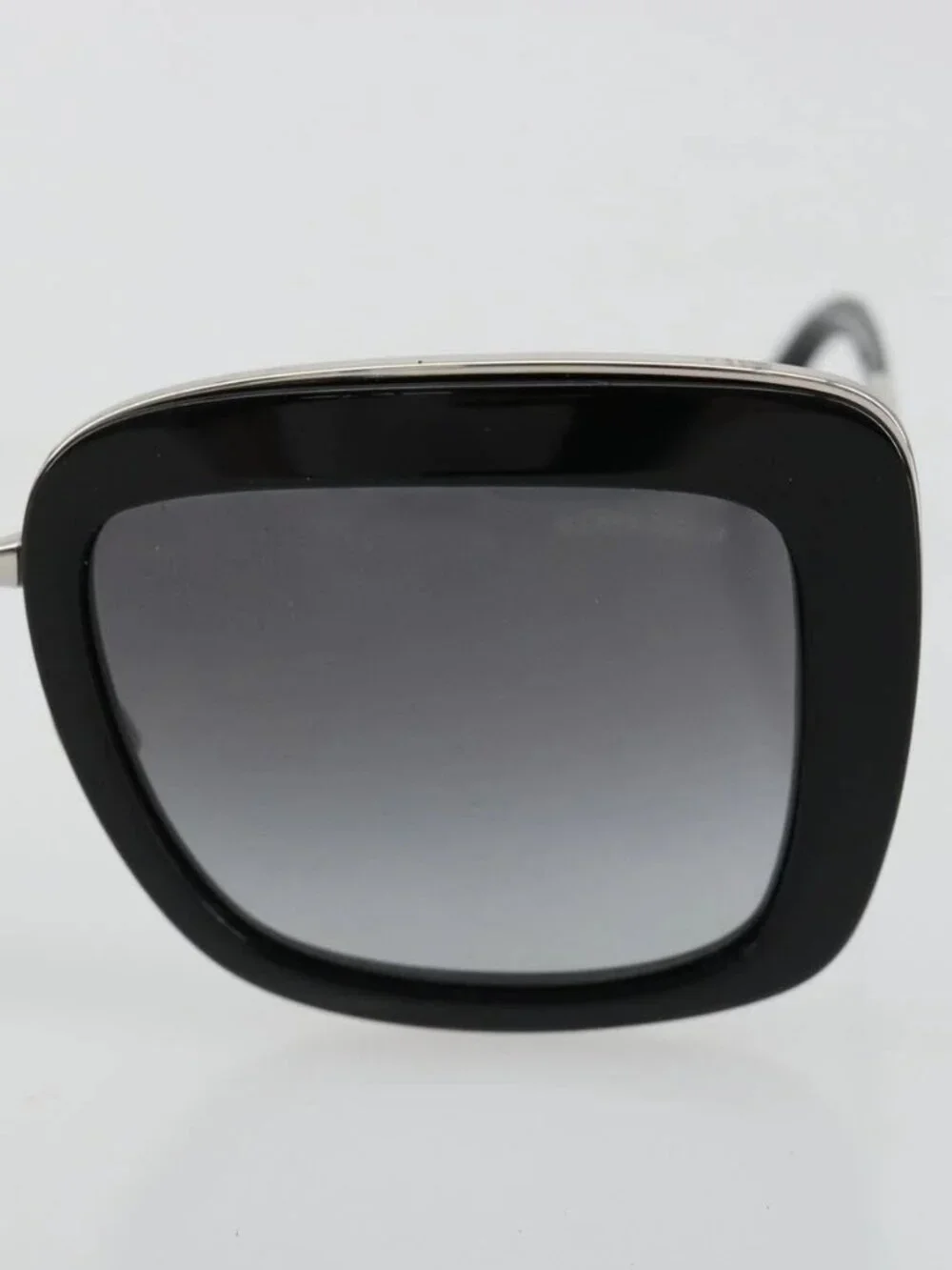 CHANEL Sunglasses plastic Black CC Auth BA13441M